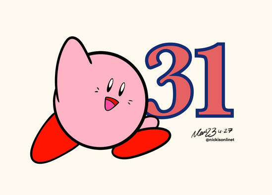 Kirby 31st anniversary tribute